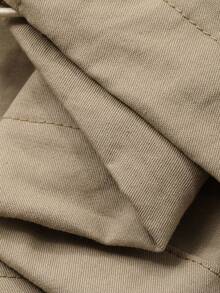 Livesso 女士抽绳腰带纯棉户外裤 - 米色 - 查看 9