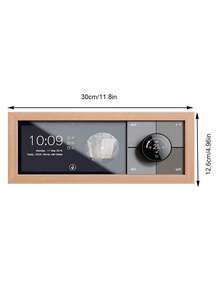 Cirelle 1 cái/3 cái Miếng dán công tắc bằng gỗ nguyên khối, Miếng dán tường tối giản, Nắp che ổ cắm để che khuyết điểm và bảo vệ, Trang trí theo phong cách truyền thống Trung Quốc, Viền trang trí khung hẹp - Nhiều màu - Xem 6