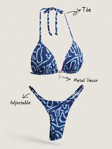 Elavelle Springbreak 女士沙滩装夏季女装，纯色细肩带性感比基尼套装