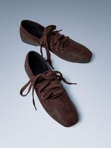 CUCCOO GRLICON Women's Y2K Style Flat Shoes, Suitable For Punk, Biker, Cool Girl, Halloween, Christmas, Party Outfits Valentine's Day - dark brown - View 2