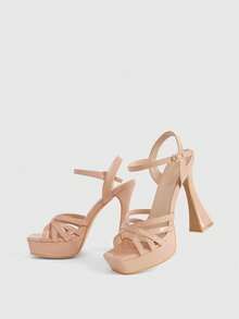 CUCCOO LuxiPop 女士高跟凉鞋 - 漆杏色 - 查看 11