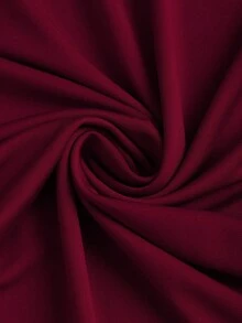 Sweetra Women's Elegant Asymmetrical Shoulder Ruched Asymmetric Lightweight Comfortable Top Set, Early Autumn - Multicolor - View 7