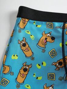 SCOOBY-DOO X SHEIN 3pcs Tween Boy Soft Breathable Dog Print Boxer Briefs - Multicolor - View 7