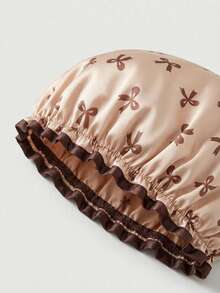 Joivida 淋浴厨房两用防水帽 - 双层可重复使用发罩，保护头发免受水、蒸汽和油脂的侵害 - 彩色 - 查看 3