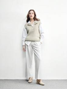 CUCCOO BIZCHIC Simple And Generous, Fashionable And Versatile, Casual Workplace Commuter Women's High-Heeled Shoes Valentine's Day - Light Grey - View 6