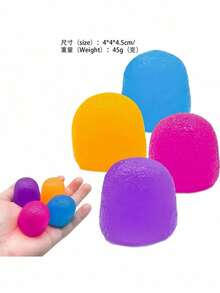 Stress Relief Squeeze Toy Pink Purple Blue Relaxing Sensory Activity Fidget Toy For Adult Child Birthday Christmas Gift Anxiety Relief Sensory Fidget Gift Idea Calming Desk Toy Office Stress Ball Alternative Party Favor Sensory Play - Multicolor - View 9