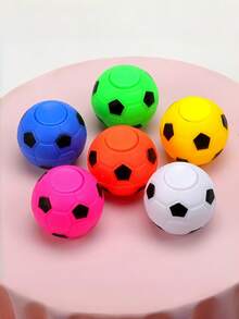 Zazumi 10Pcs Mini Adjustable Football Toys For Children, Football Party Gifts, Rotating Stress-Relieving Football Finger Toys, Classroom Prizes - Multicolor - View 8