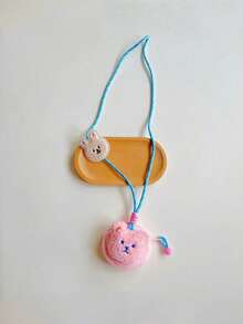 儿童颈挂式零钱包 - 动物吊坠项链袋，婴儿斜挎迷你包 - 彩色 - 查看 11