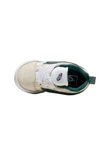 Vans Knu Skool Youth Trainers Retro Sport Green / Marshmallow VN000D0KV0N1 - 棉花糖 白色/綠色 - 查看 3
