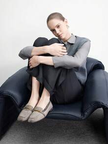 CUCCOO BIZCHIC 女士休闲百搭时尚鞋 - 淺灰色 - 查看 5