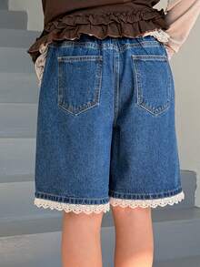 DAZY Tween Girls Denim Shorts - Blue - View 7
