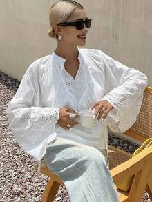 Livesso Women's Loose Casual Vacation Style Shirt, Summer New Arrival