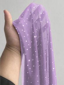 NU&NOW 大码女式纯色水钻装饰性感百搭连体衣 - 淡紫色 - 查看 7