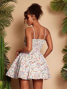 Travachic Women's Romantic Floral Print Vacation Dress - Multicolor - View 2