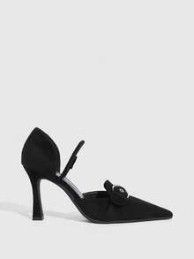 CUCCOO SZL Women's Fashionable, Versatile, Elegant, Minimalist Pumps For Commuting - Black - View 10