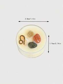 Joivida 1个十二生肖蜡烛油创意卧室客厅氛围玻璃纪念品，理想的情人节礼物，适用于生日派对、客厅、卧室 - 彩色 - 查看 12