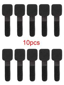 Desktop Data Cable Storage And Organizing Tool - Computer Cable Bundling Tape - Black - View 5