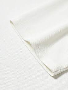 GENIUS ODE Men's Street Style Gothic Letter Print Loose Fit Short T-Shirt - Beige - View 6