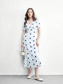 CUCCOO BIZCHIC 女士米色通勤时尚商务休闲办公室T字带玛丽珍鞋 - 米色 - 查看 6