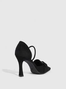 CUCCOO SZL Women's Fashionable, Versatile, Elegant, Minimalist Pumps For Commuting - Black - View 8
