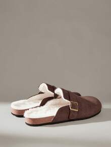 Solecia Women's Casual Versatile Commute Daily Warm Flats - Coffee Brown - View 4