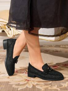 CUCCOO TILAWA Women Loafers Shoes - Black - View 5