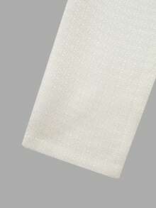 SHEIN Conjunto de 2 piezas de chaqueta de cárdigan elegante y vestido deslizante con decoración de moño, adecuado para adolescentes, otoño/invierno - Blanco - Ver 7