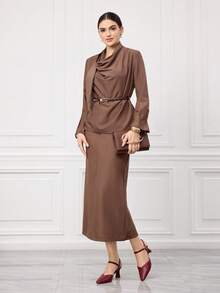 Sleekvia Women Pumps Valentine's Day - Burgundy - View 9