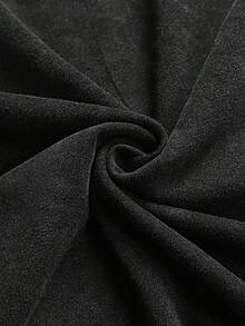 Manfinity Hypemode 男士极简印花短袖T恤 - 黑色 - 查看 5