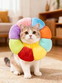 PETSIN 1 Piece Pet Sunflower Collar, Pet Elizabeth Collar, Soft Cat And Dog Collar, Pet Anti-Licking And Anti-Scratching Pet Collar, Pet - Multicolor - View 16