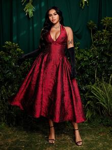 Roveilla Váy trễ vai, Váy dự tiệc cưới, Váy tốt nghiệp, Váy lãng mạn, Váy dạ hội, Váy dự tiệc trang trọng cho nữ, Váy sinh nhật, Váy dự tiệc, Váy thanh lịch, Trang phục mùa hè cho nữ, Váy hẹn hò, Váy cocktail, Váy thời trang, Váy duyên dáng, Váy tối giản, Váy rộng rãi, Váy sang trọng, Váy khoét eo, Váy jacquard, Váy có họa tiết, Váy hai dây, Váy hai dây, Váy hở lưng, Váy maxi, Váy gợi cảm, Váy ôm sát, Váy thắt eo, Váy duyên dáng - Đỏ - Xem 3