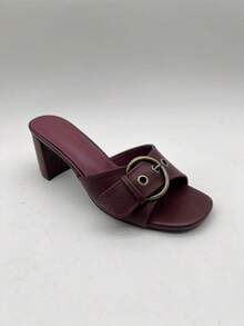 CUCCOO BIZCHIC Women Gladiator Sandals Valentine's Day - Burgundy - View 14