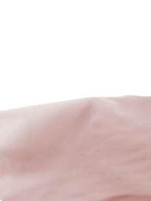 GlowEve CURVE 女士优雅休闲缎面圆领荷叶袖上衣+短裤两件套 - 粉色 - 查看 8