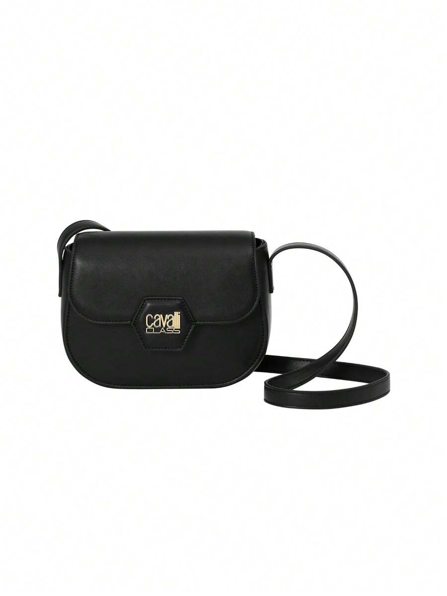 Cavalli Class Women's Portable Easy To Clean Versatile Commuting Daily Weekend Black CCHB0201-100 - Black - View 1