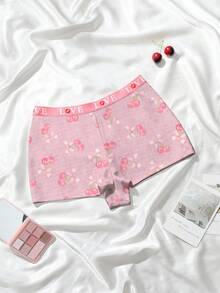 PetitDoll 1条樱桃蝴蝶结格子可爱女童内裤 - 粉色 - 查看 4