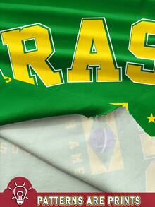 Tseoso Yellow English Print Pattern Green Women's Casual Tight Halter Neck Camisole, Suitable For Summer - Multicolor - View 3