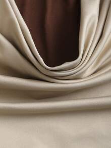 Sweetra Áo thun nữ không tay kiểu dáng năng động, cổ tròn phía trước, đính vòng gỗ, thích hợp cho đi làm hàng ngày, du lịch và nghỉ dưỡng, phù hợp cho mùa xuân, hè và thu. - Cà phê nâu - Xem 5