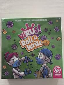 1张病毒！卷轴书写派对游戏 - 趣味家庭桌游，包含疫苗和社交距离卡牌。一款适合2-6名玩家的精彩家庭卡牌游戏。快速又有趣的派对之夜！一款策略性强、趣味十足的家庭和成人派对游戏，包含纸质材料和桌游风格的卡牌。一款适合家庭、朋友和情侣聚会的欢乐卡牌游戏。一款派对游戏，趣味家庭桌游卡牌，一款引人入胜、趣味盎然的卡牌游戏。 - 彩色 - 查看 13