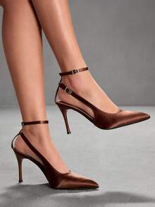 CUCCOO SZL Women Pumps Valentine's Day - Brown - View 5