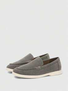 Sleekvia Women's Casual Versatile Flat Loafers - Grey - View 10