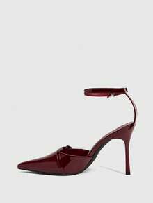 CUCCOO SZL 女士高跟鞋 - 酒紅色 - 查看 9