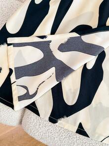 GlowEve Women's Casual Daily Printed Mini Skirt