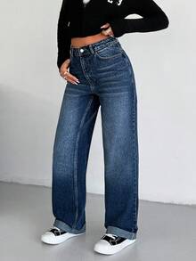 EURMUSE Women Jeans - Medium Wash - View 1