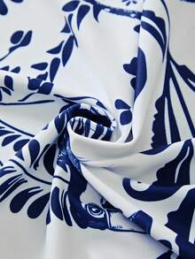 26SS Spring/Summer Vacation Beach Mature Elegant BOHO Parrot Print 3 Pieces Set: Skirt, Swimwear, 2026 New Women's Swimwear ArrivalFor School, Suitable For Holiday, Date, Afternoon Tea, Western, Cruise, Beach, Island, Road Trip, All Seasons, Music Festival, Boho Vacation, Bohemian Vacation, Chill Autumn , Western Boho , Elegant Tops For Women Swimwear 3 Pieces Set Swim Oasis 3 Pieces Set Beach Skirt Set Beach Set For Women S Sets For Summer Women's Sets For Summer - Blue - View 11