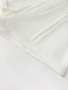 SHEIN Franclia 女士条纹短袖单排扣条纹衬衫和短裤休闲两件套 - 彩色 - 查看 7