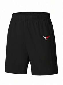 Manfinity Sport Corelite Bộ đồ thể thao 3 món dành cho nam: Áo dài tay cổ tròn in họa tiết + Quần dài + Quần đùi túi chéo. - màu đen - Xem 6