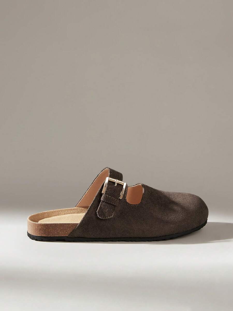 Solecia Women's Flats - Coffee Brown - View 1