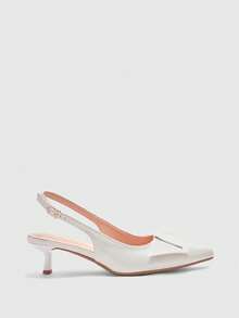 CUCCOO BIZCHIC Tacones para mujer - Blanco - Ver 2