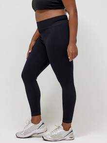 MUSERA Plus Size High Rise Active Leggings Gym Workout Spring Summer Sport Active - Black - View 4
