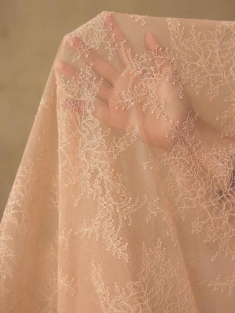 WOMEN'S LONG A-LINE DRESS WITH LACE PLEATED CRAFTSMANSHIP, SPRING/SUMMER